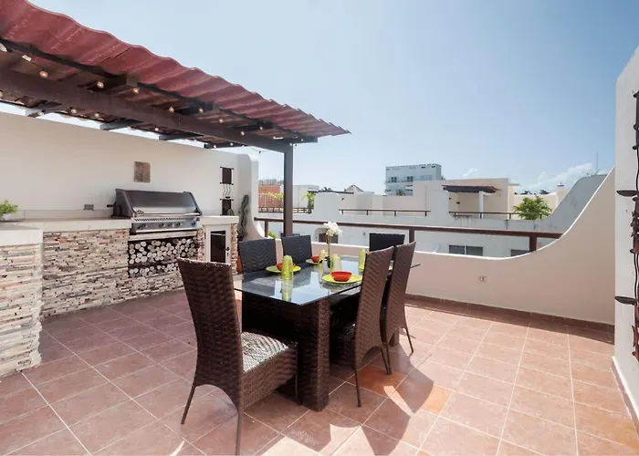 Appartement Penthouse Retreat Rooftop, Bbq & Pool *